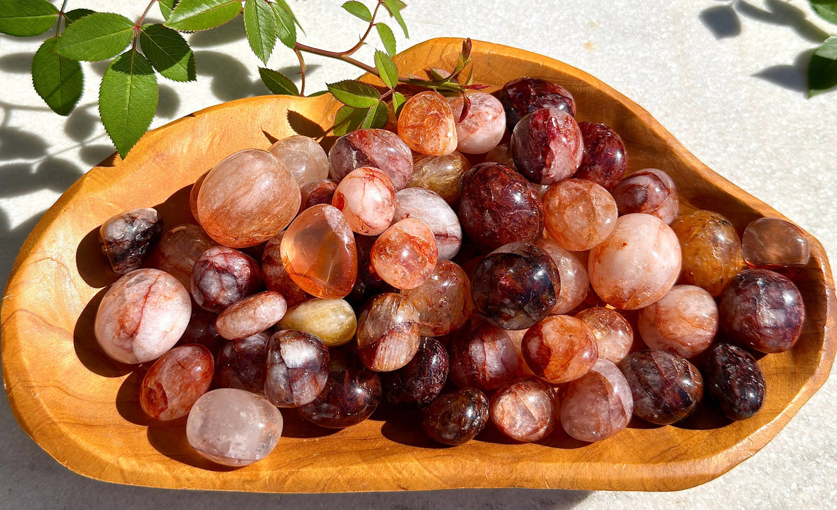 2 Lbs Natural Hematoid Tumble Healing Energy
