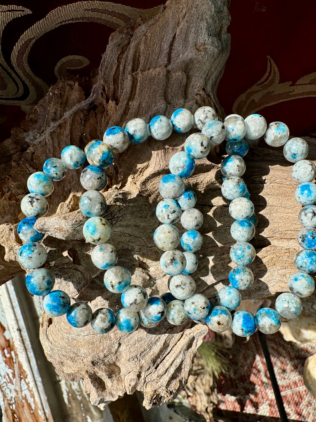 K2 Stone 8mm Bead Bracelet