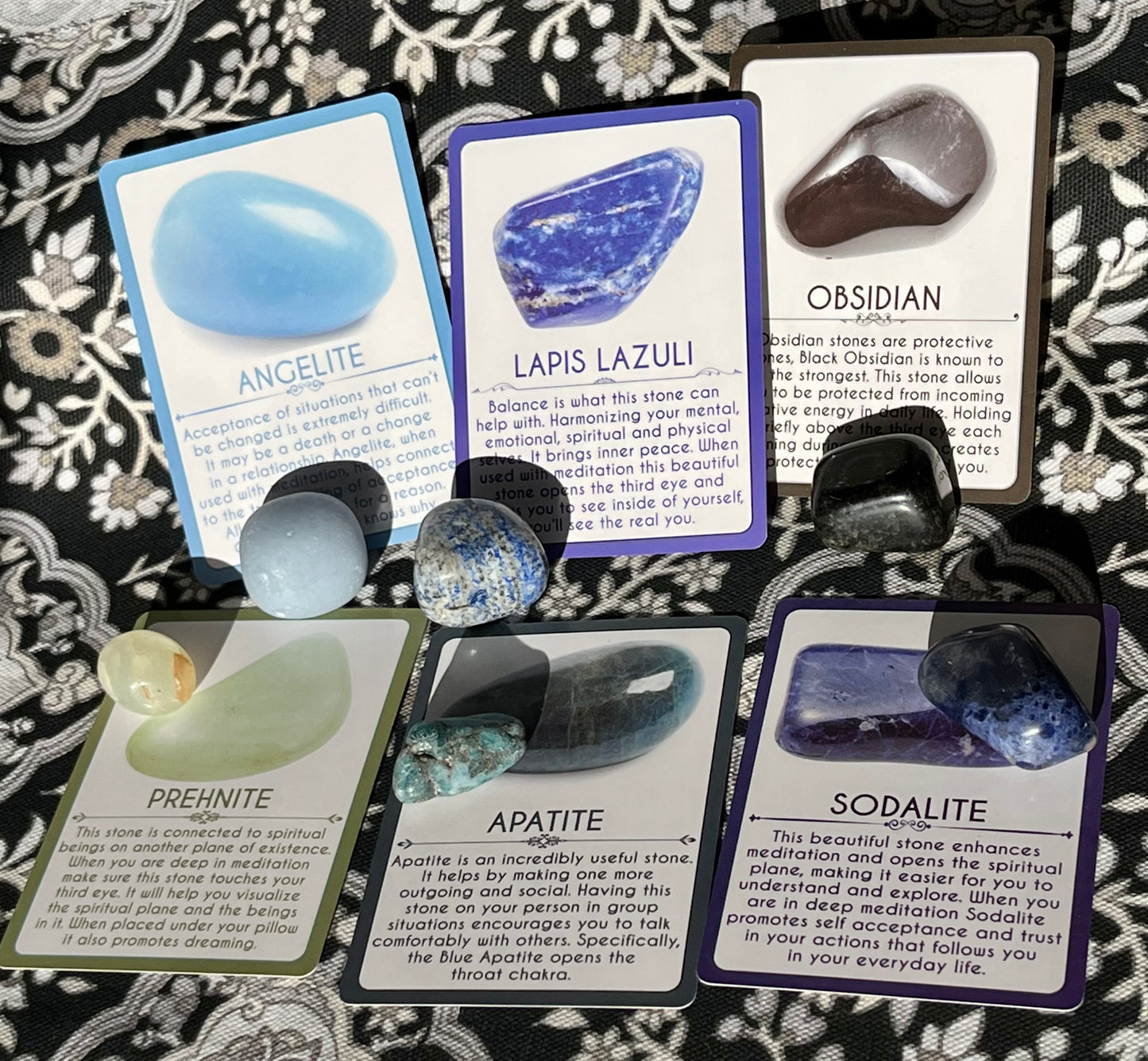 Crystal Cards - 54 Different Crystals & Meanings