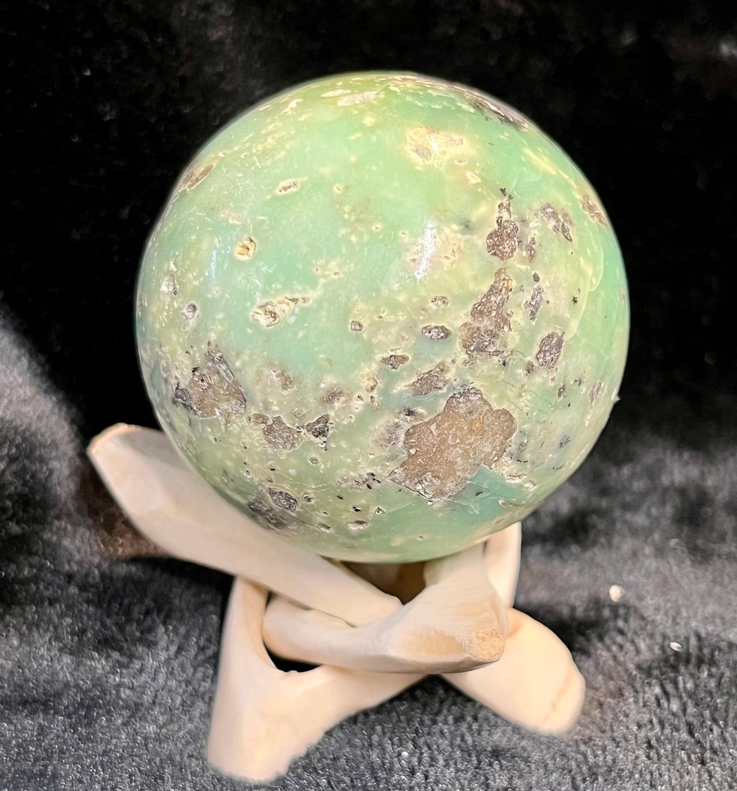 Chrysoprase Sphere- 2 Inch