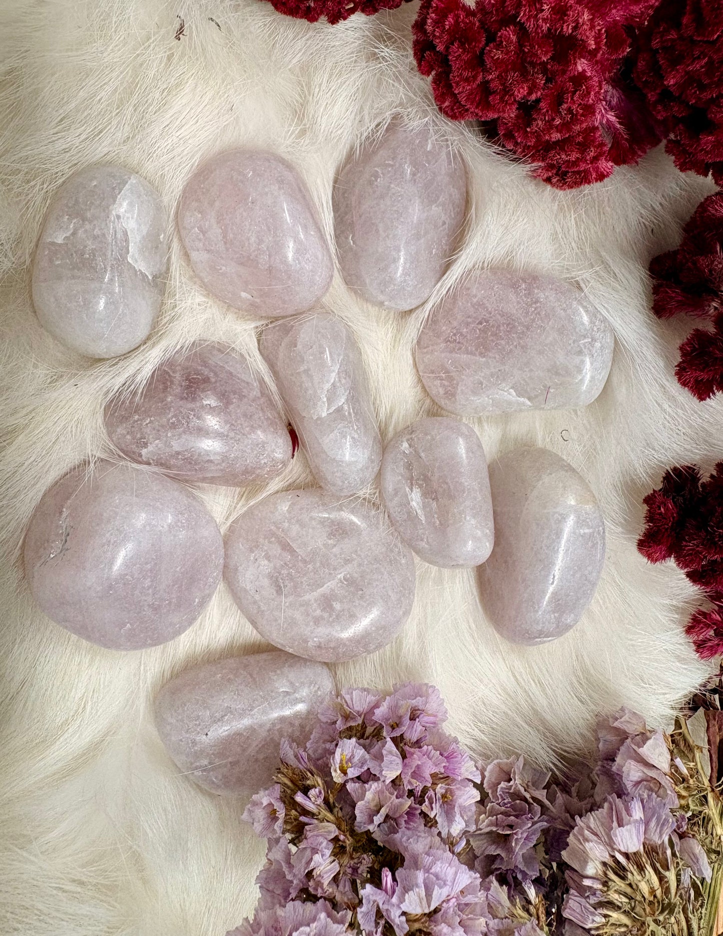 Kunzite Polished Tumbled Stones