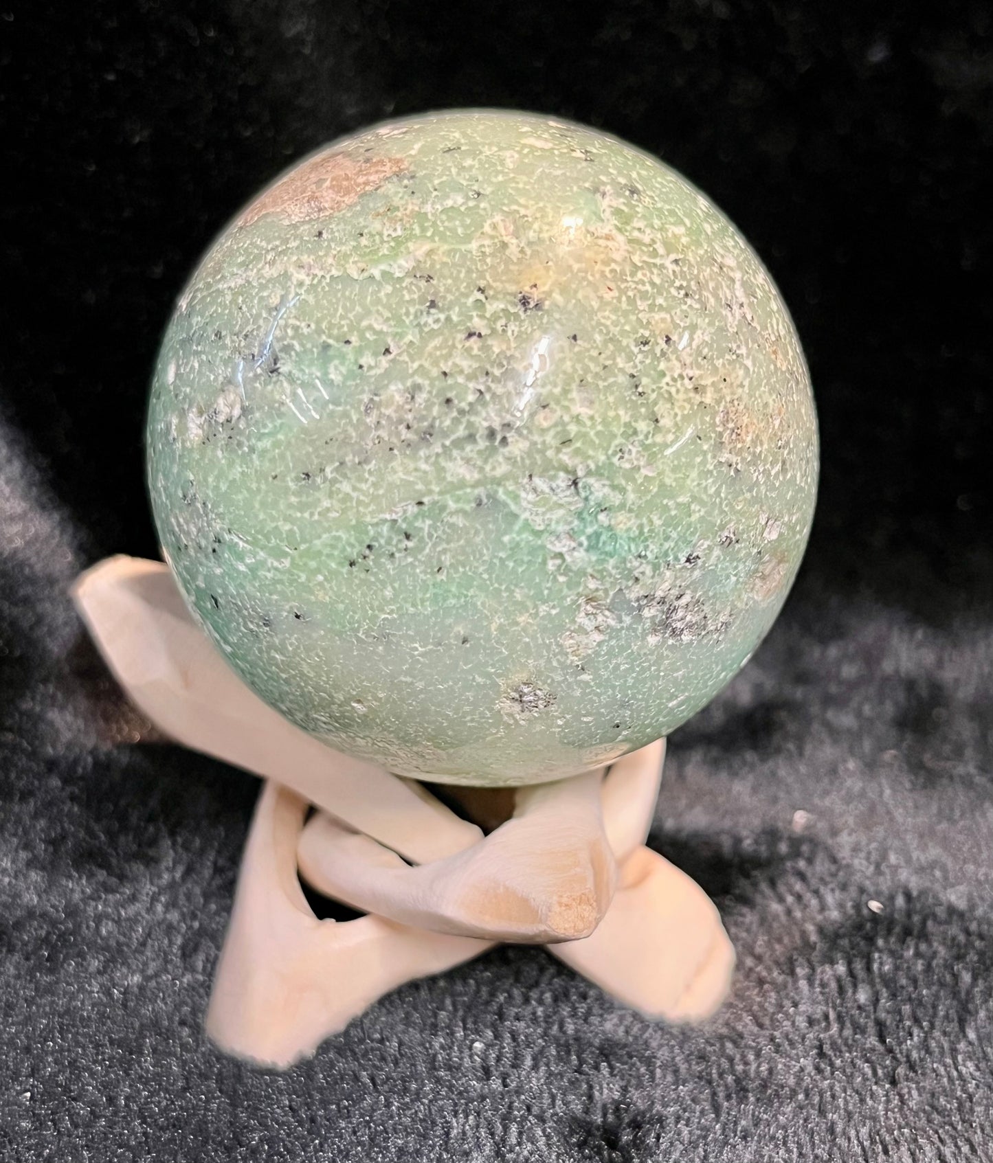 Chrysoprase Sphere- 2 Inch