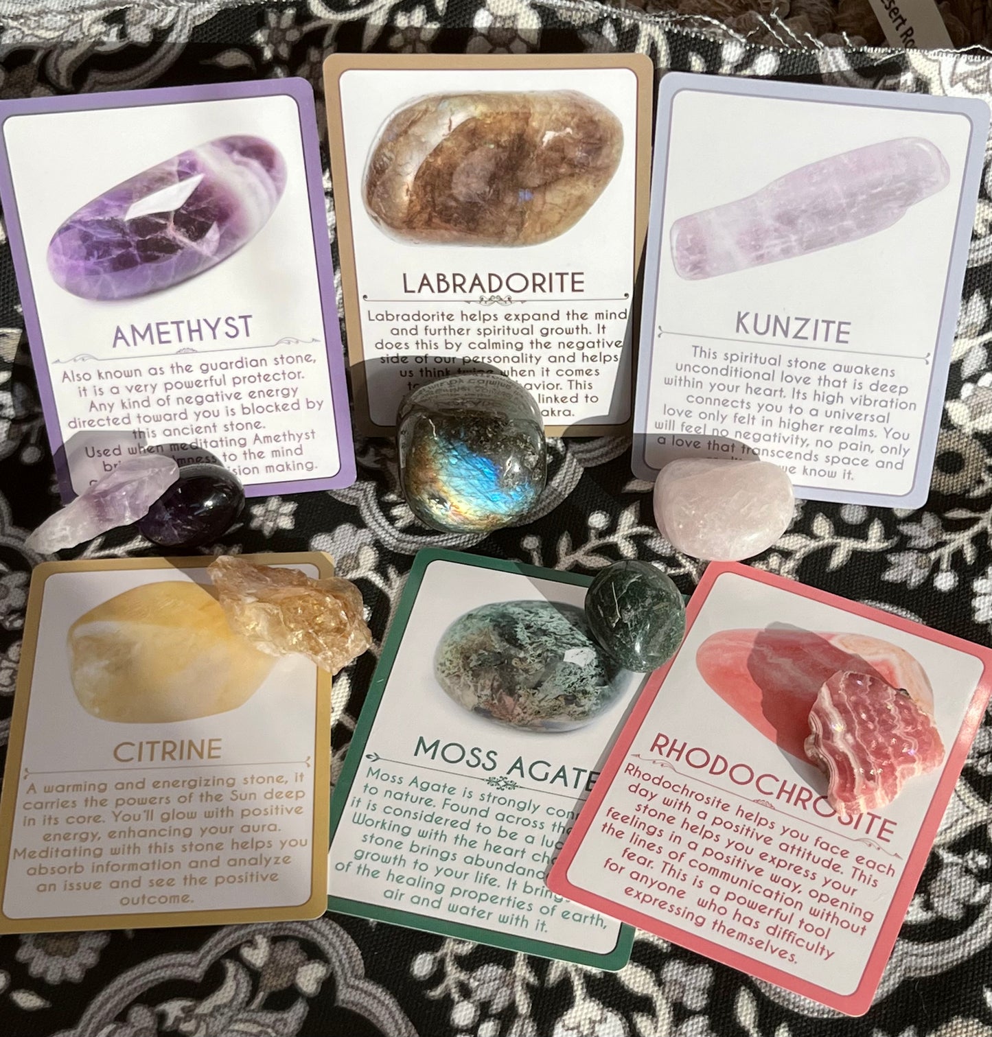 Crystal Cards - 54 Different Crystals & Meanings