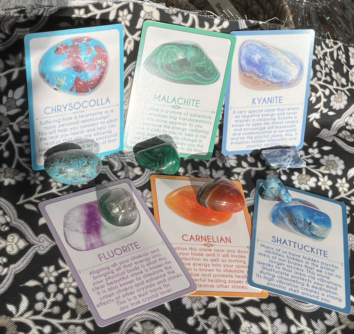 Crystal Cards - 54 Different Crystals & Meanings