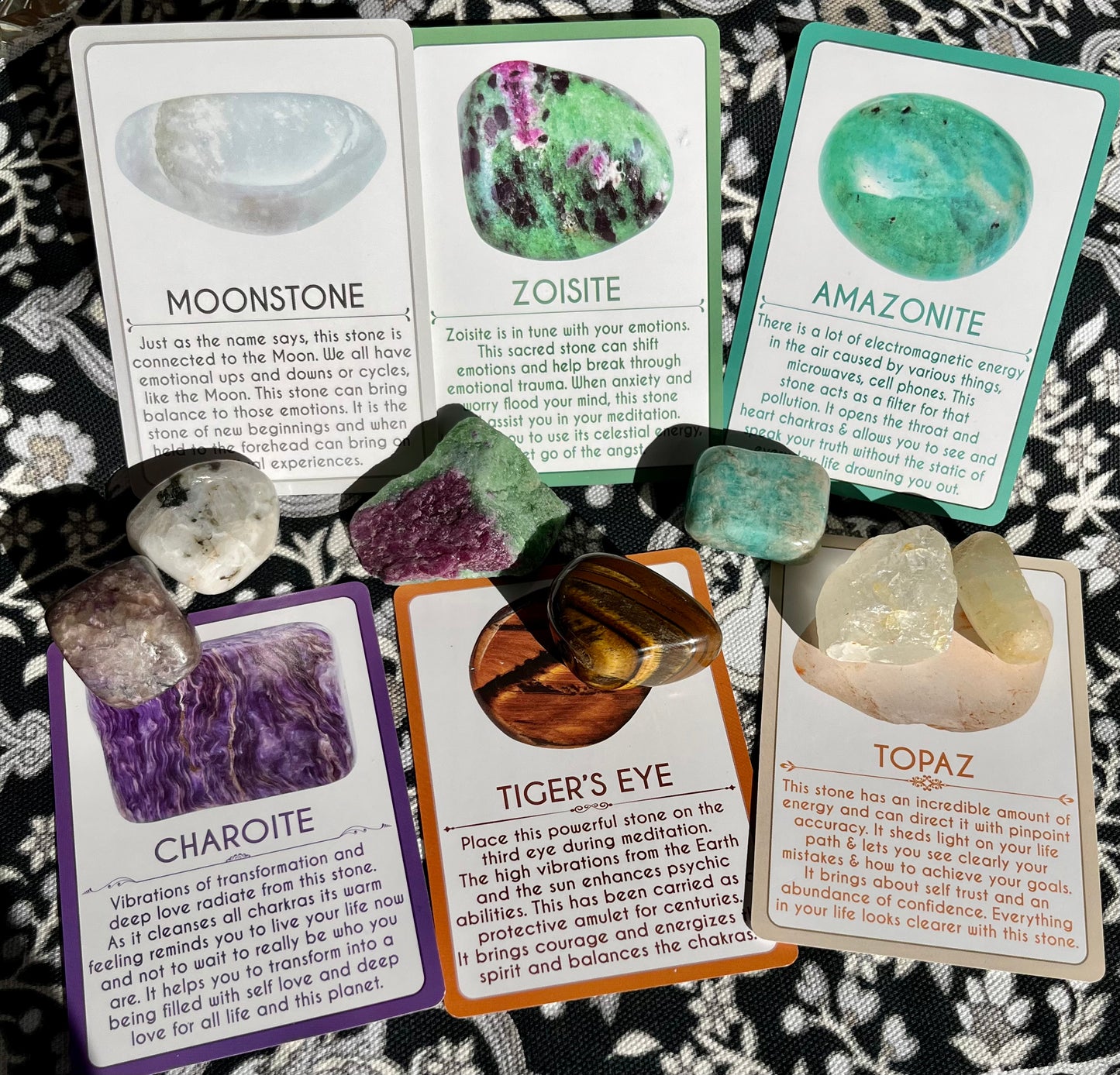 Crystal Cards - 54 Different Crystals & Meanings