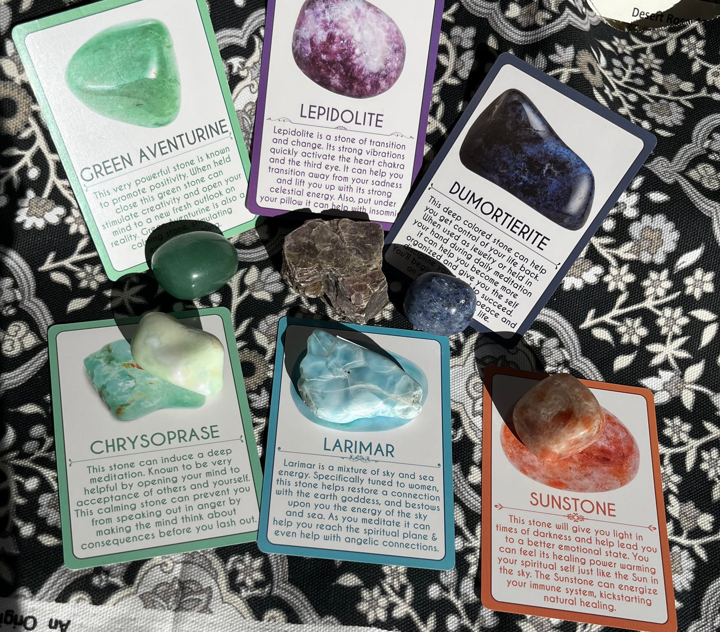 Crystal Cards - 54 Different Crystals & Meanings