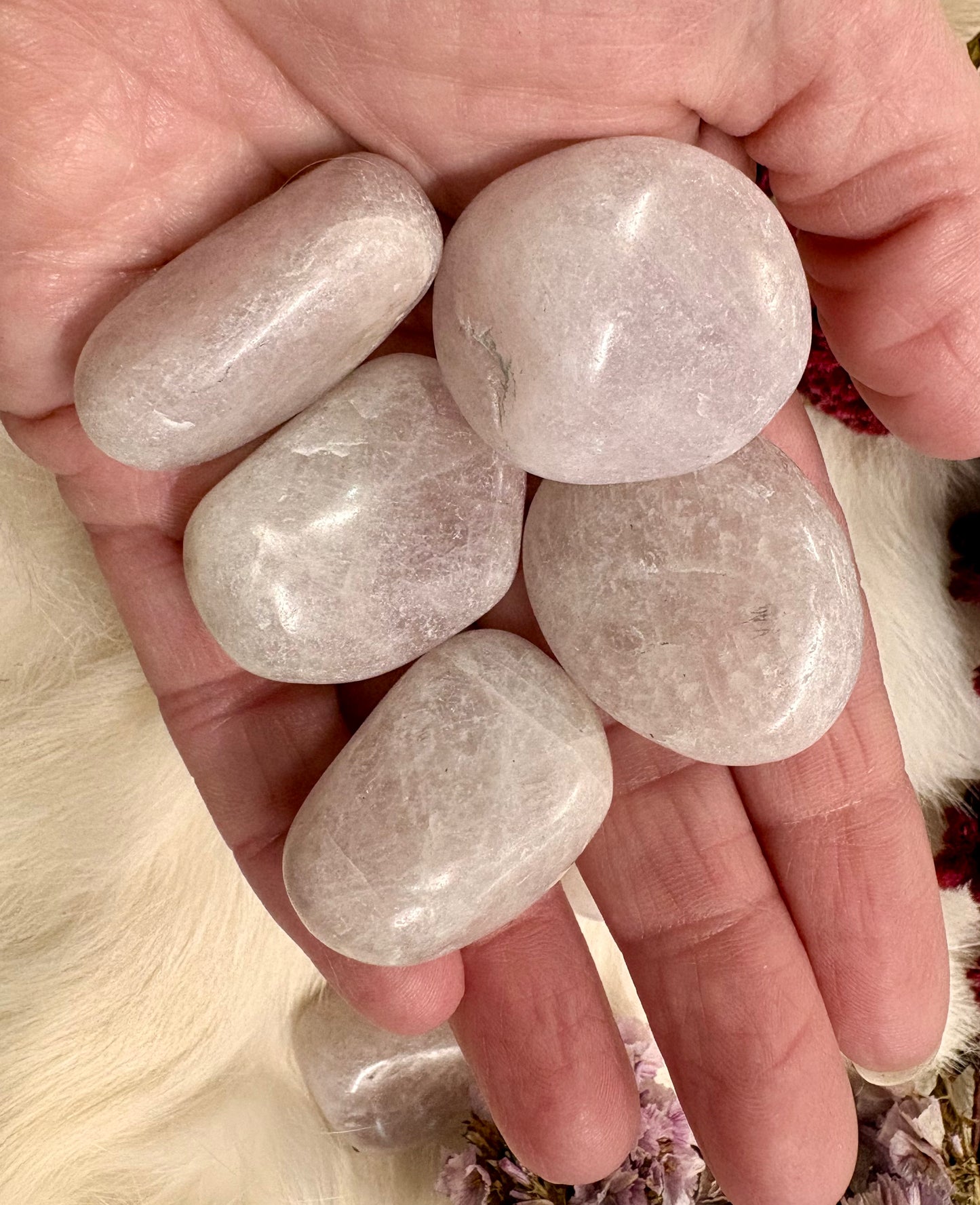 Kunzite Polished Tumbled Stones