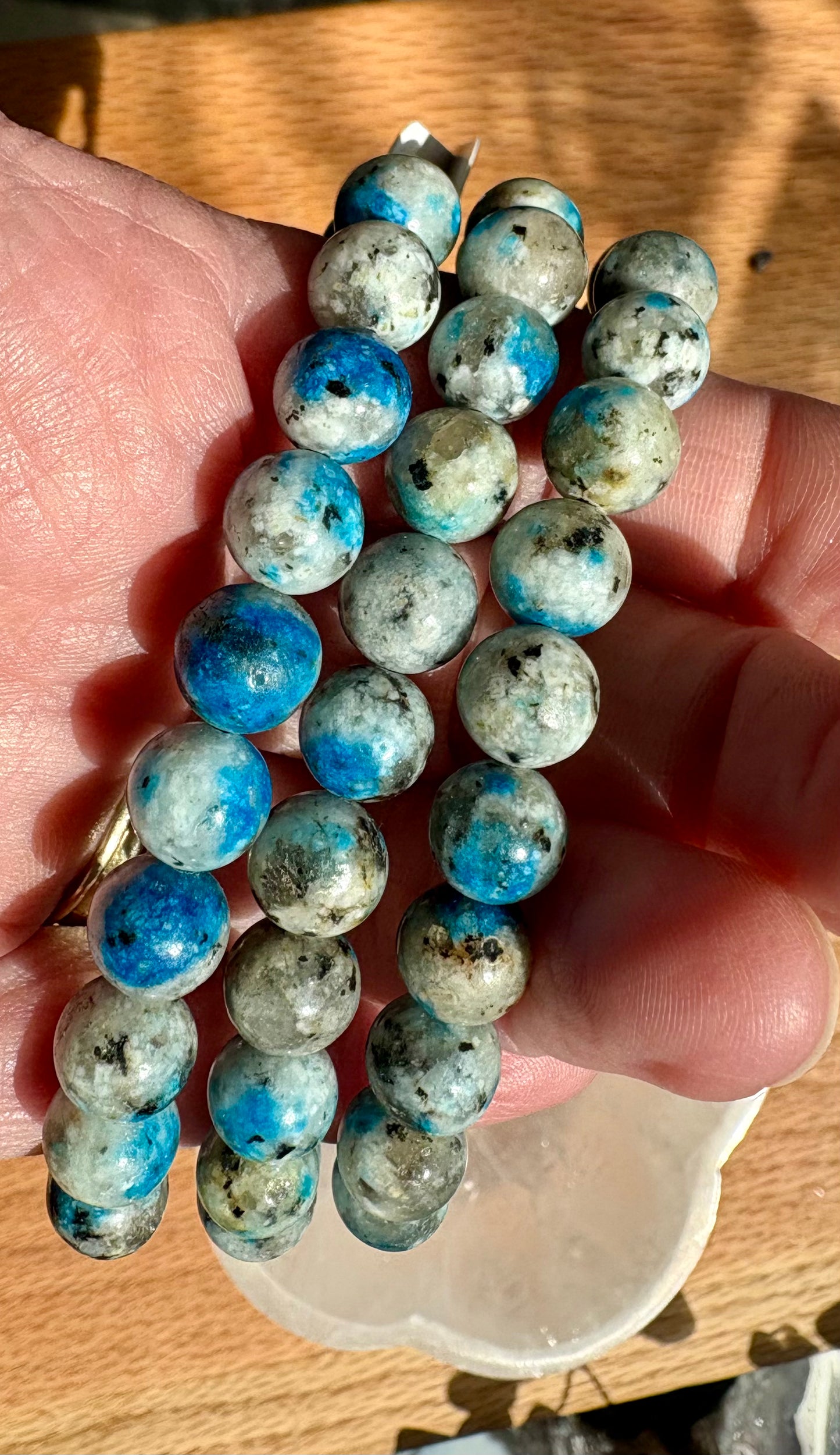 K2 Stone 8mm Bead Bracelet