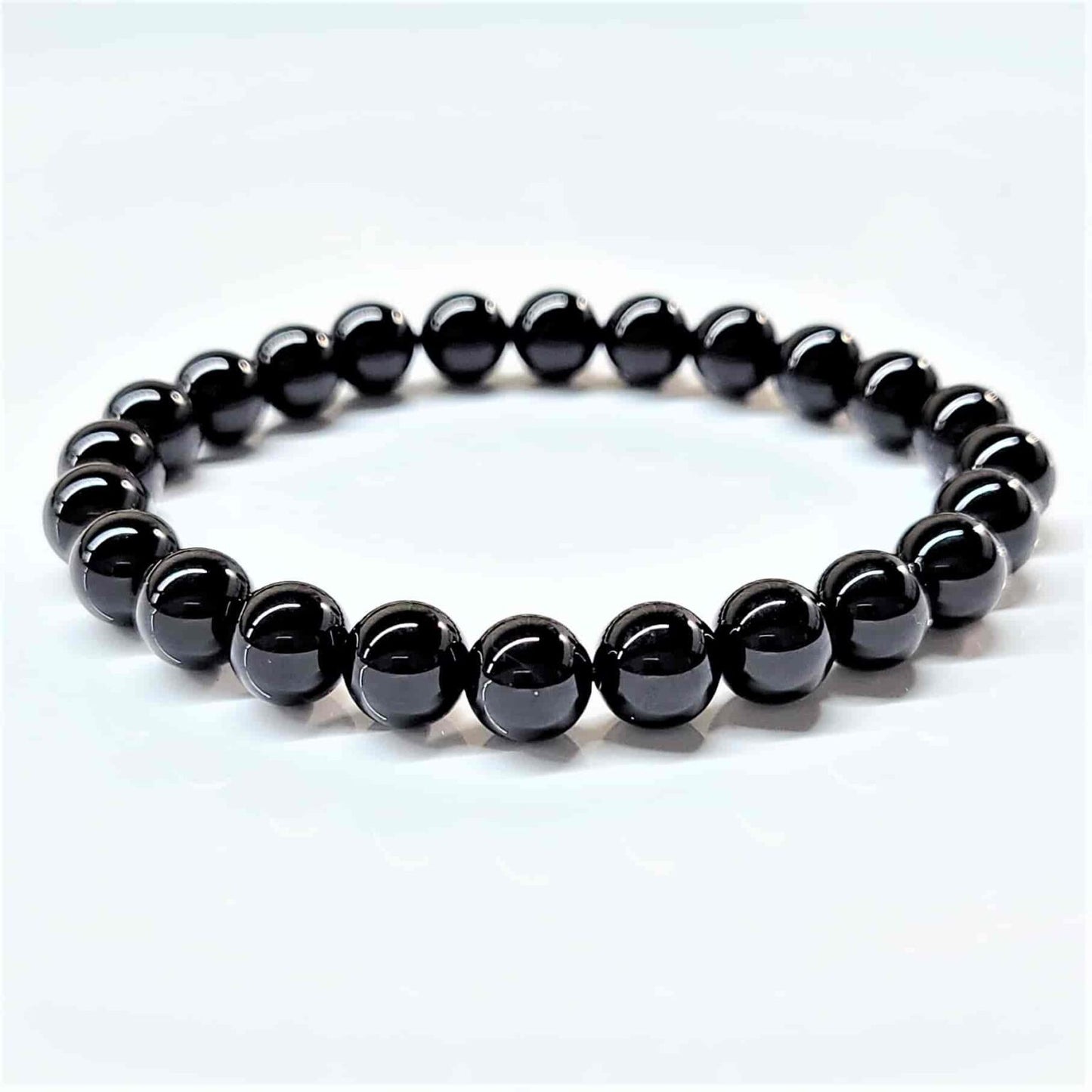 Black Tourmaline 8mm Bead Bracelet