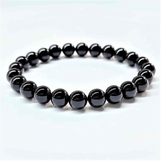 Black Tourmaline 8mm Bead Bracelet