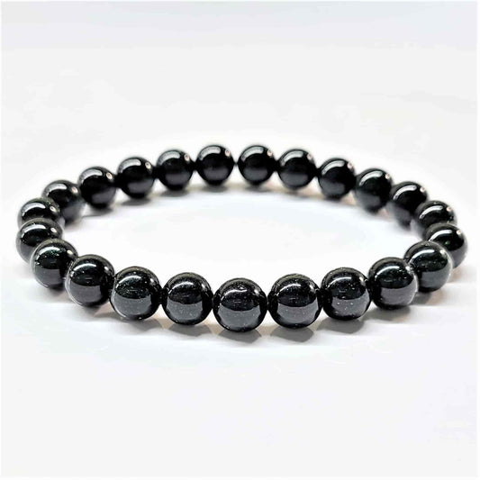 Green Goldstone 8mm Bead Bracelet