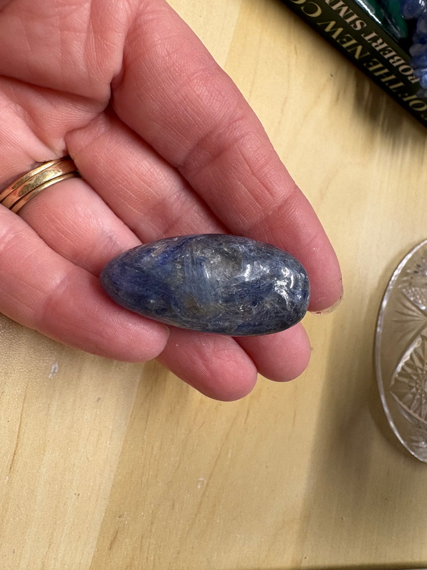 Blue Kyanite & Clear Quartz Tumbled Stones