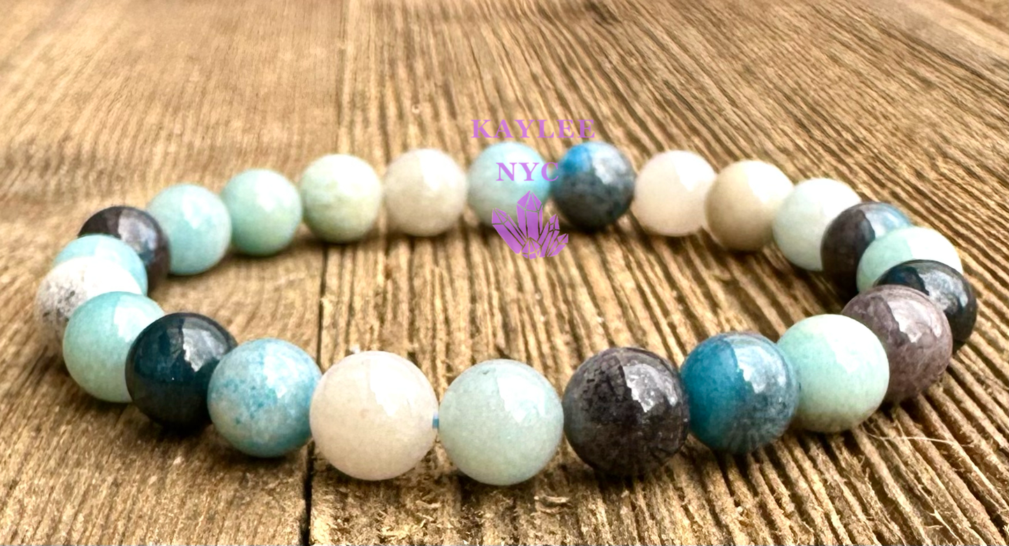 Natural Trolleite 7.5” Crystal Stretch Bracelet 8mm Healing
