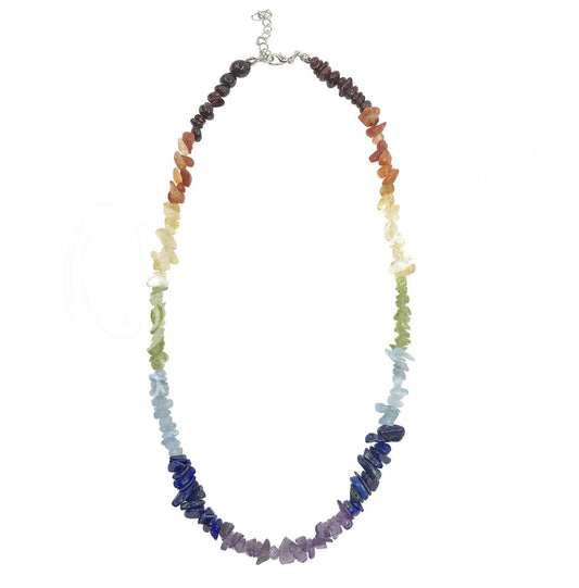 (PC)CHIPS NECKLACE - CHAKRA 18"L