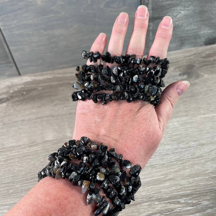 Gemstone Chip Bracelets – Common Crystals in Bulk Wholesale: Rose Quartz