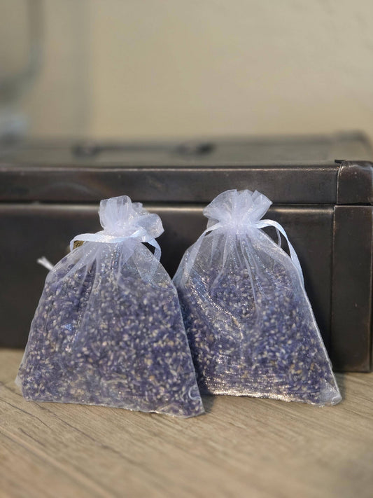 Fragrant Lavender Sachet Bags - 2 Pack: 2 Purple