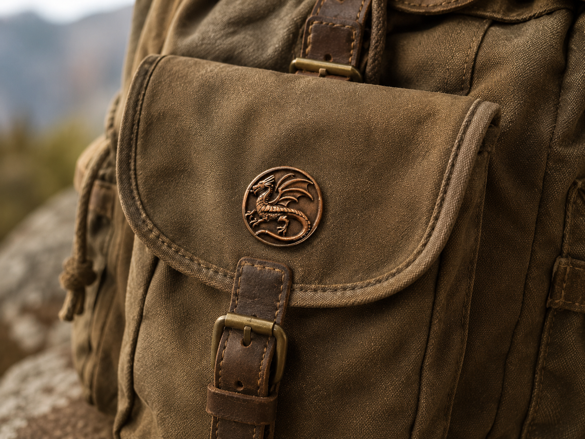 Copper Dragon Pin