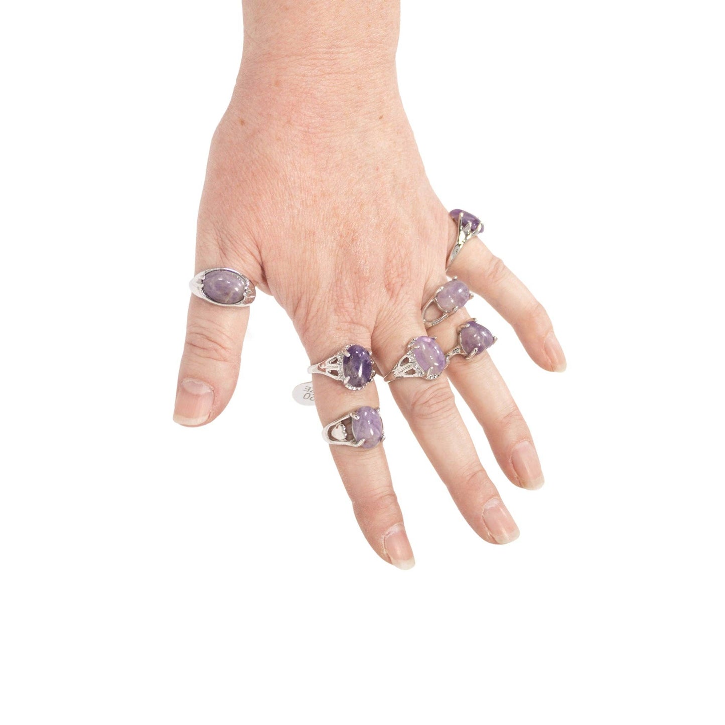 Gemstone Rings Assortment – 100 or 50 Mixed Stone Rings: Assorted Lg 50