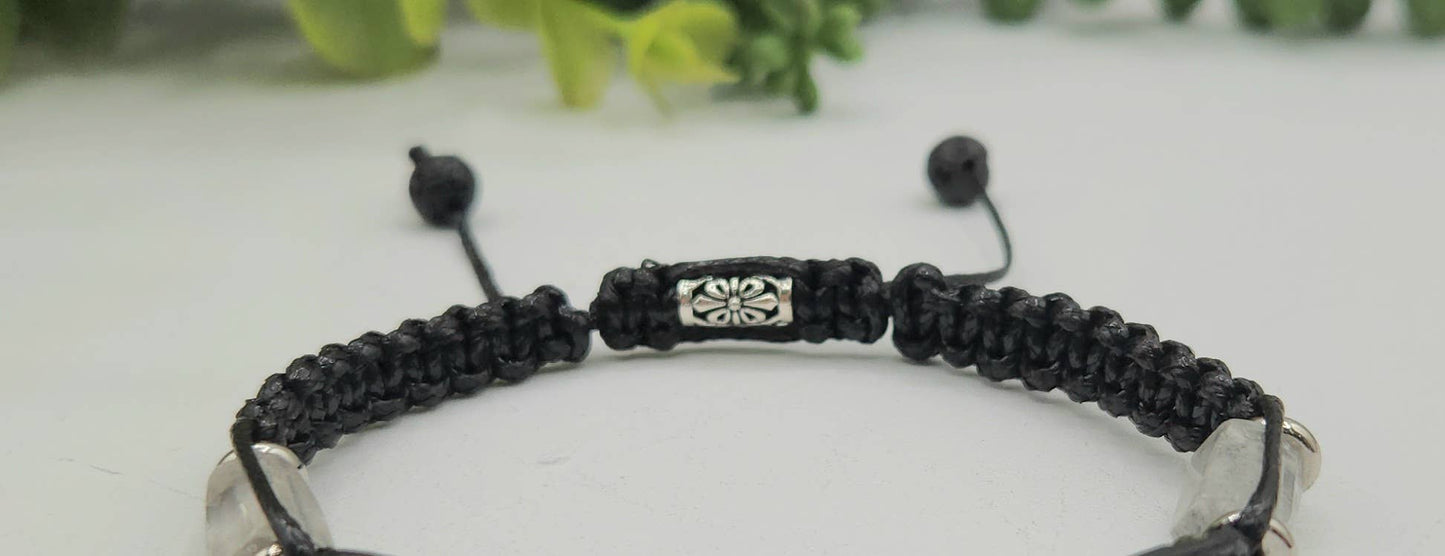 TRANSFORMATION - Unisex/Men's Adjustable Bracelet 8"-9.5"L : OPTION #1: Bracelets Only