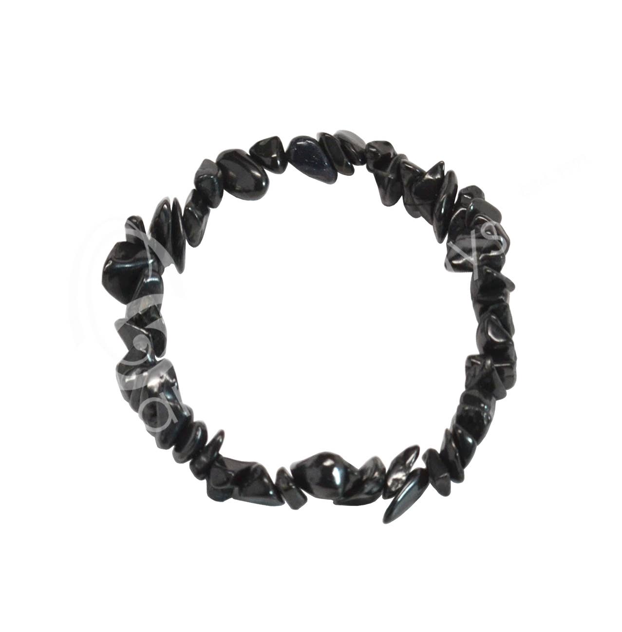 BRACELET - CHIPS SHUNGITE (5-8 MM) 7.5"