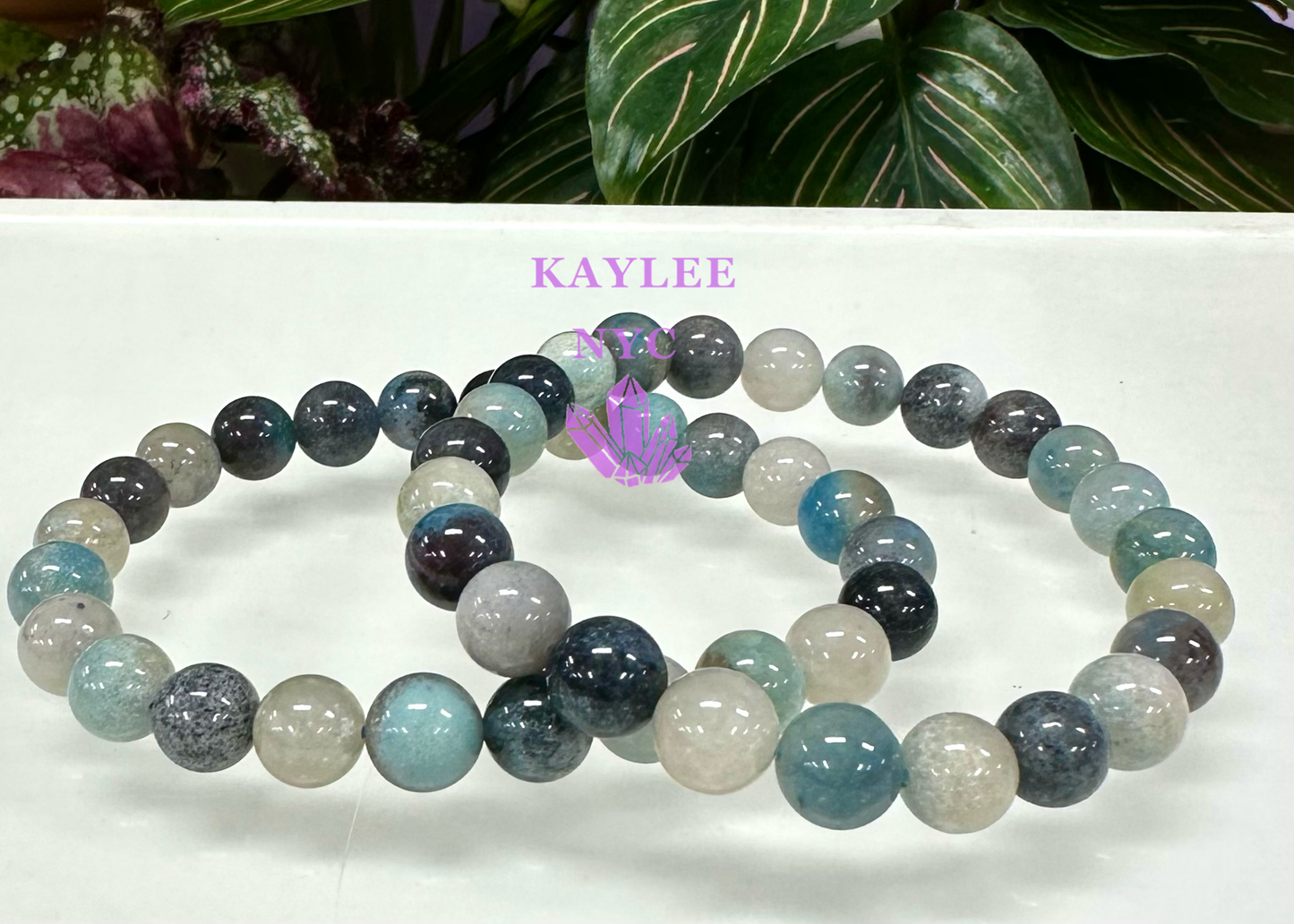 Natural Trolleite 7.5” Crystal Stretch Bracelet 8mm Healing