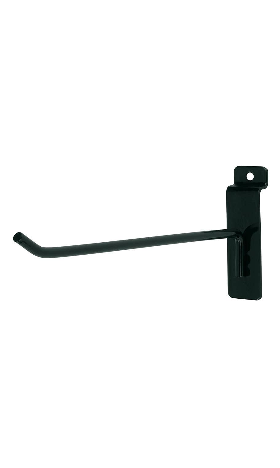 Black Peg Hook for Slatwall: 4 inch
