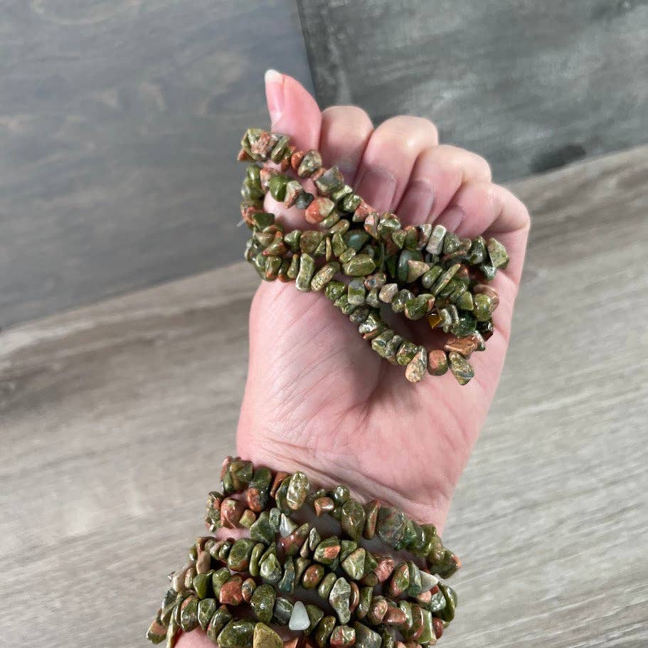 Gemstone Chip Bracelets – Common Crystals in Bulk Wholesale: Rose Quartz