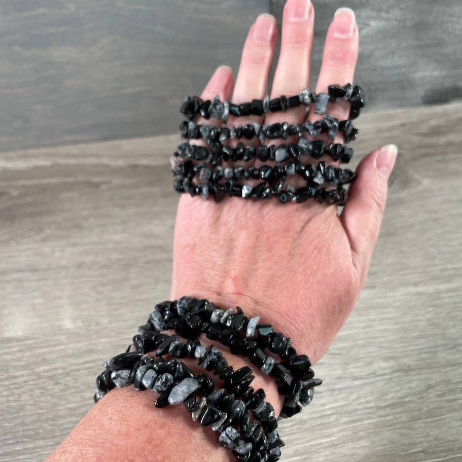 Gemstone Chip Bracelets – Common Crystals in Bulk Wholesale: Rose Quartz