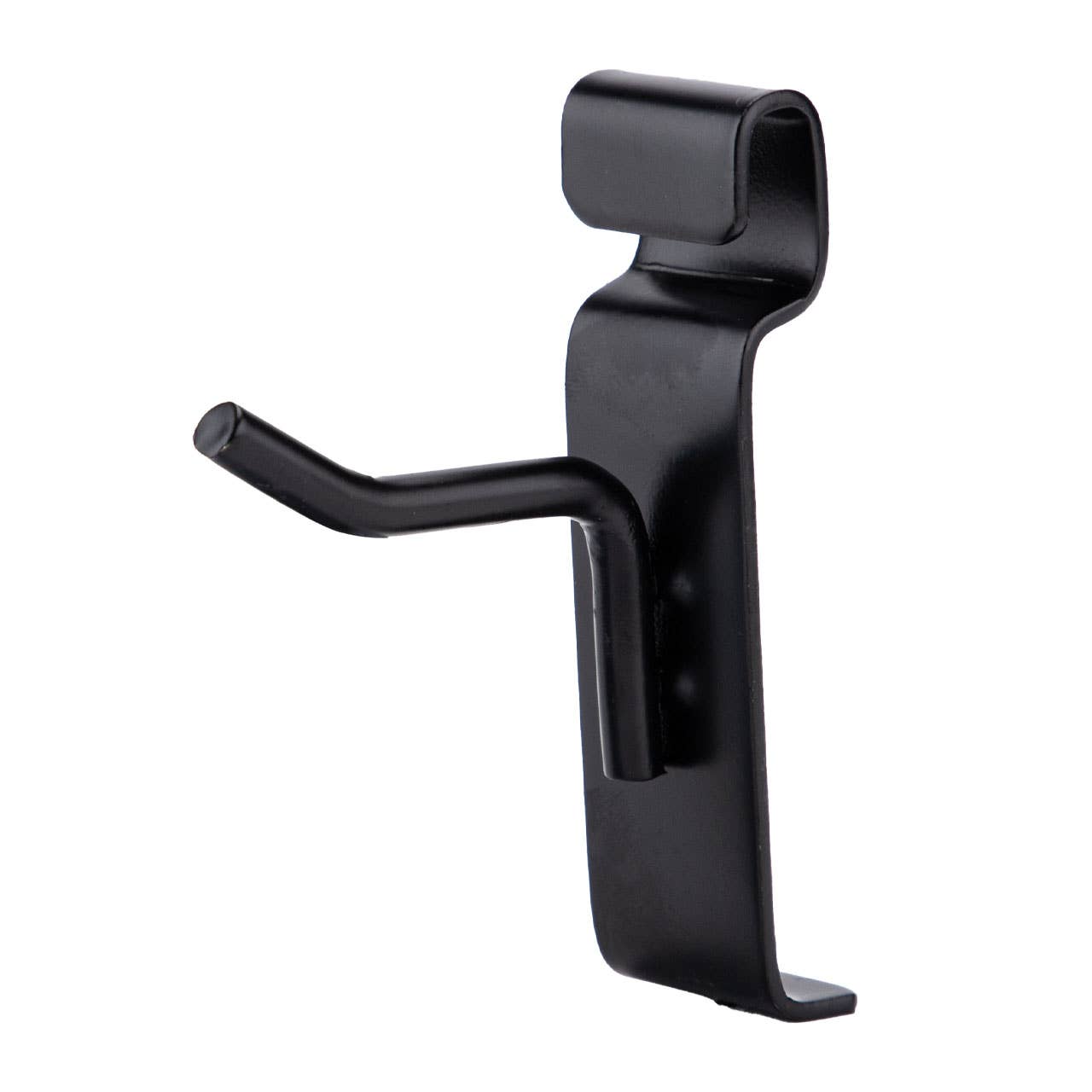Black Peg Hook for Wire Grid: 4 inch