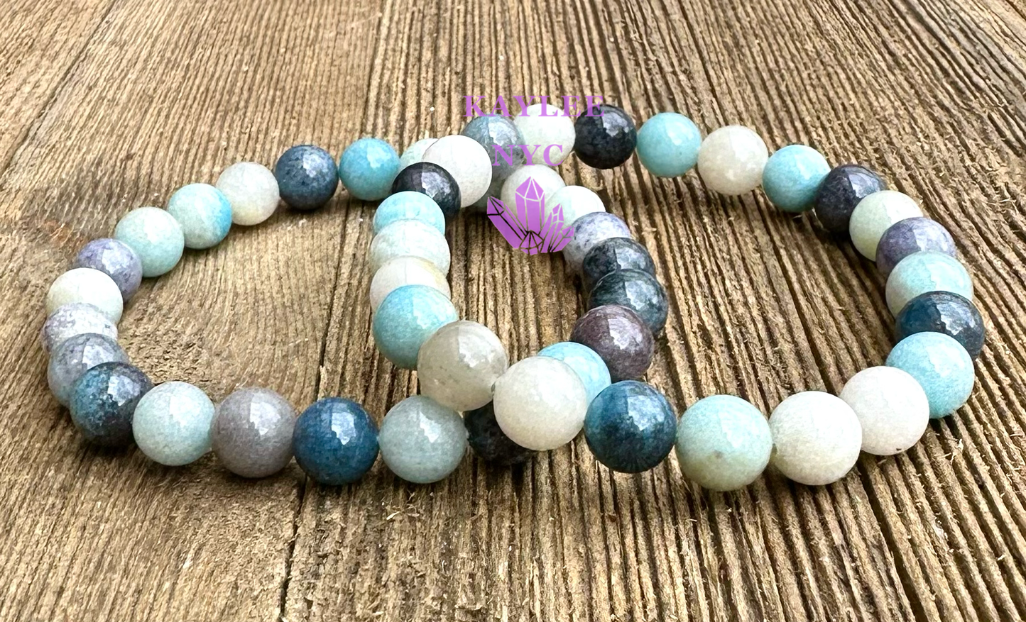 Natural Trolleite 7.5” Crystal Stretch Bracelet 8mm Healing