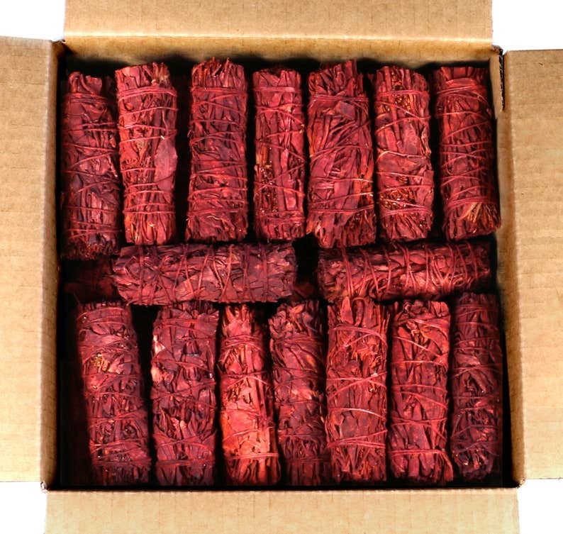 Dragon's Blood Sage Smudge Stick (4 in.)