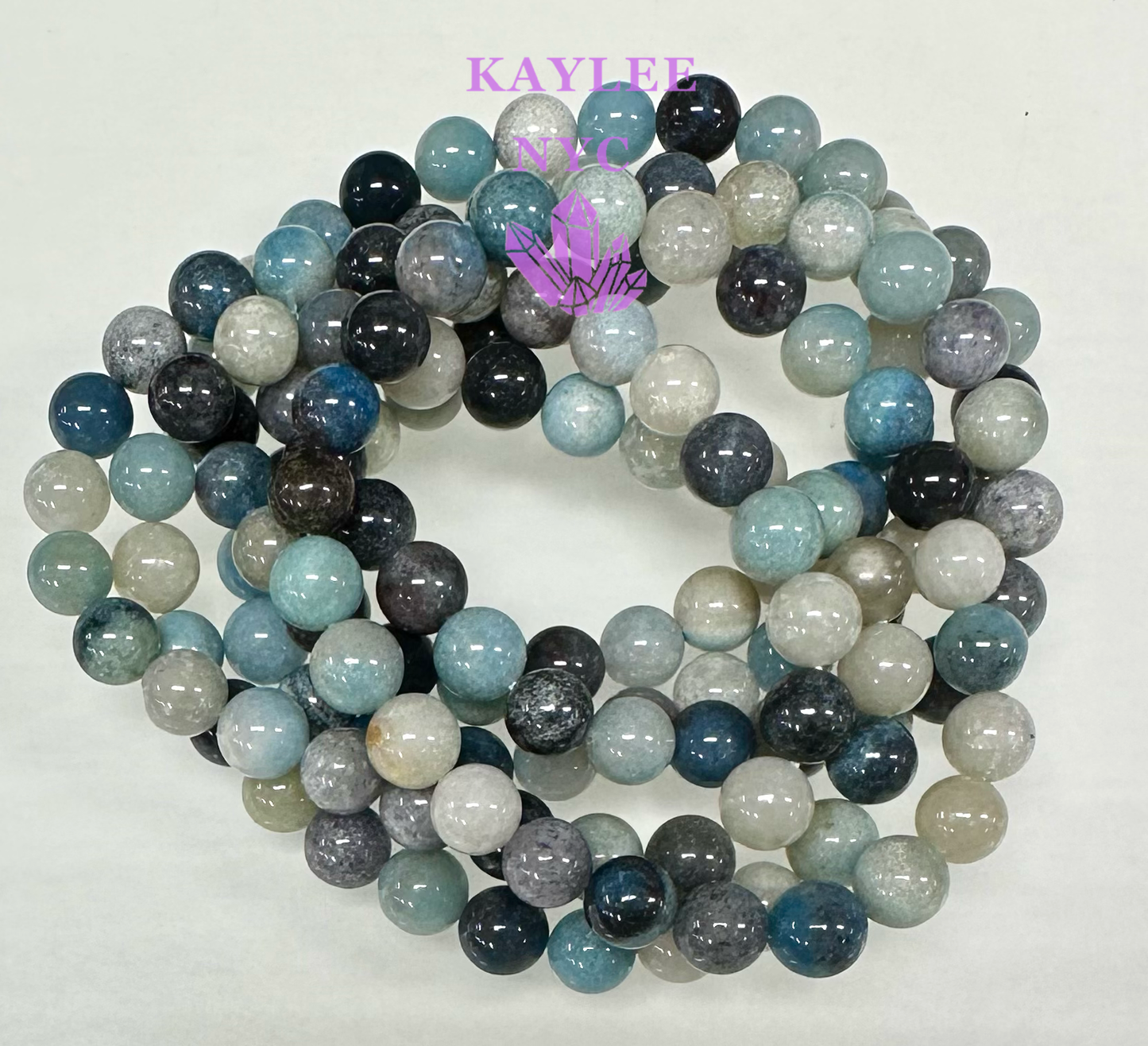 Natural Trolleite 7.5” Crystal Stretch Bracelet 8mm Healing