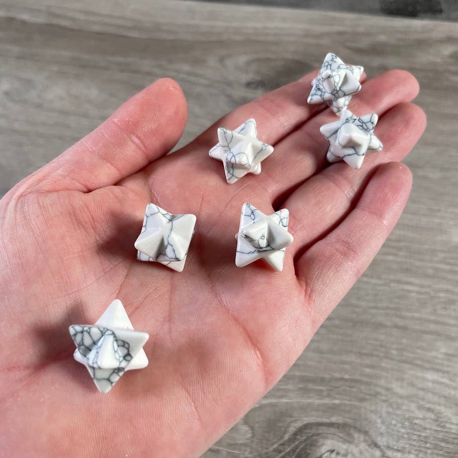 Gemstone Merkaba Star Sacred Geometry Crystal – 1/2 Inch: Obsidian