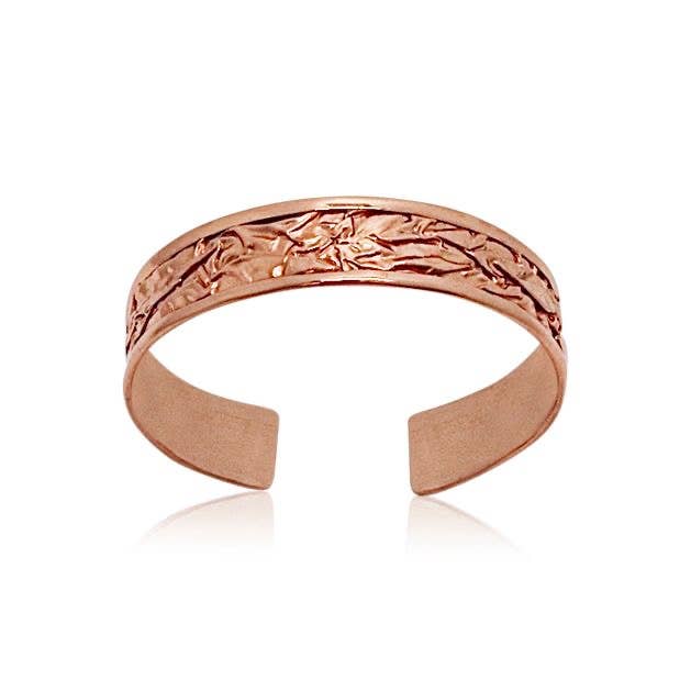 BF 10 Copper irregular hammered Copper Bracelet