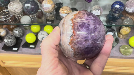 Amethyst Agate Crazy Lace Sphere