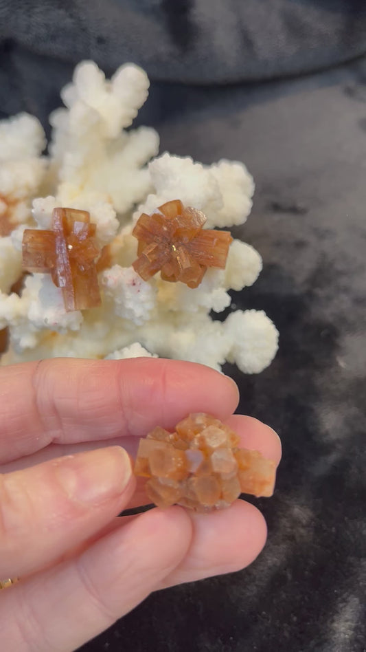 Aragonite Raw Star Cluster