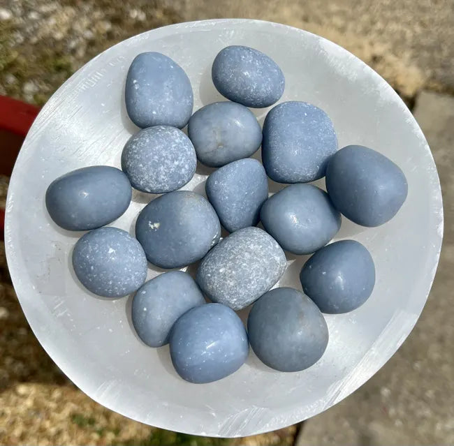 Angelite Tumbled Stones