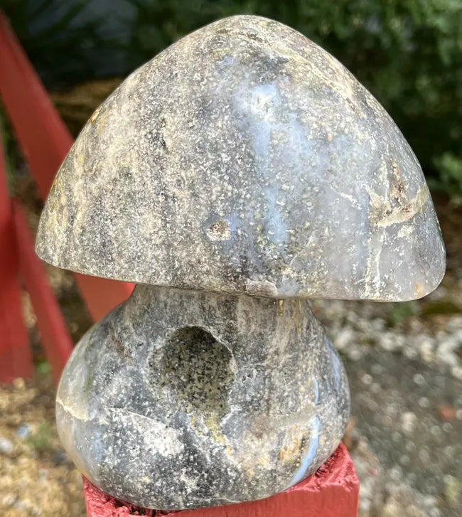 Giant Carved Mushrooms