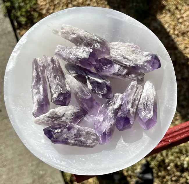 Dragons Teeth Amethyst Points