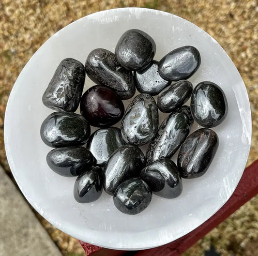 Hematite Tumbled Stones