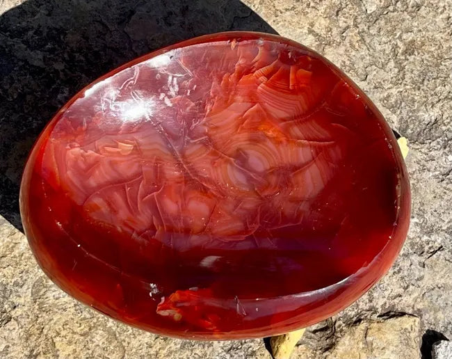 Carnelian Bowl or Trinket Dish