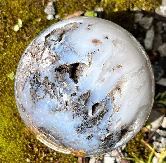 Dendritic Agate Sphere