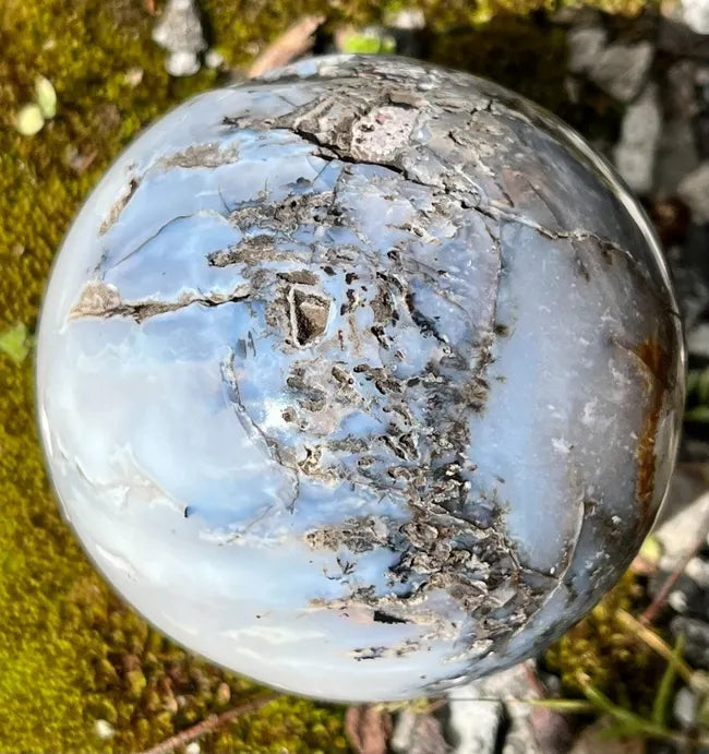 Dendritic Agate Sphere