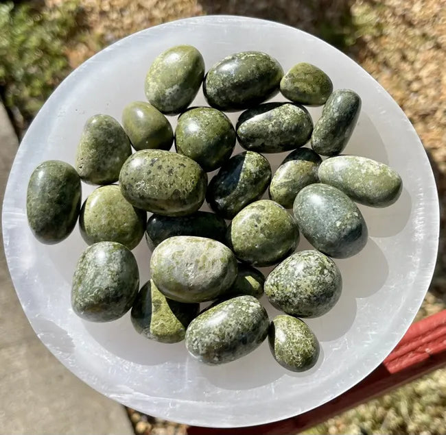 Epidote Tumbled Stones