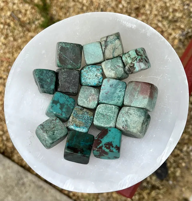 Chrysocolla Cubes