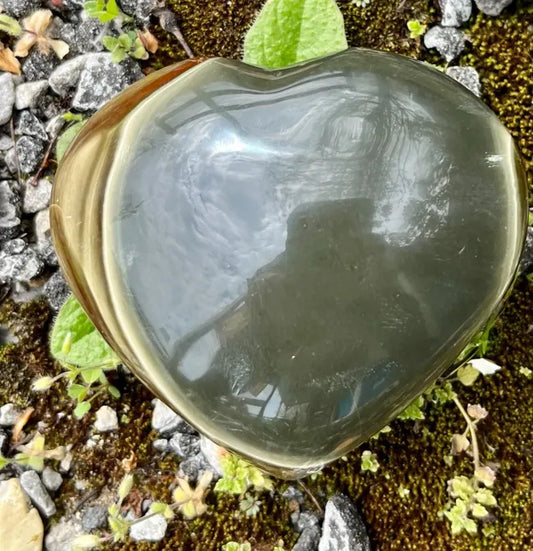 Polychrome Jasper Puffy Heart