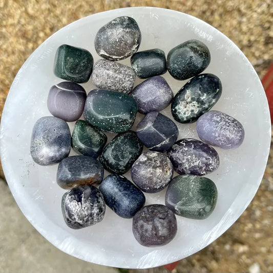 Grape Agate Tumbled