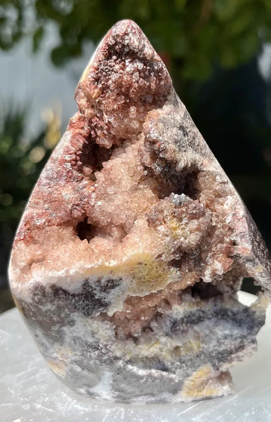 Red Druzy Quartz Free Form