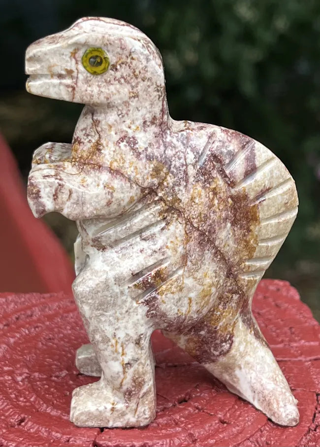 Soapstone Carved Dinosaurs - Large